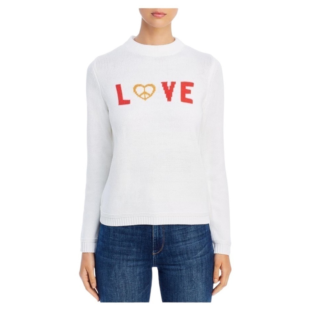 525 Intarsia Love Graphic Sweater